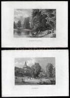 Cca 1860-1870 8 Db Vegyes, Nagyrészt Német, Osztrák Településeket ábrázoló Acélmetszet, Közte Foltos Is, 24x17 Cm - Prints & Engravings