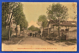 ***TRES RARE CPA 95 SOISY SOUS MONTMORENCY - Entrée De Soisy, Route De Paris - Soisy-sous-Montmorency