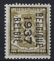 KLEIN STAATSWAPEN Nr. 420 België Typografische Voorafstempeling Nr. 326 B  BELGIQUE 1937  BELGIE  ** MNH ! - Typo Precancels 1936-51 (Small Seal Of The State)