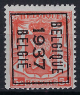 KLEIN STAATSWAPEN Nr. 419 België Typografische Voorafstempeling Nr. 322 B  BELGIQUE 1937  BELGIE  ** MNH ! - Typo Precancels 1936-51 (Small Seal Of The State)