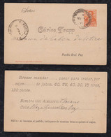 Argentina 1895 Postcard Stationery 3c Used Local CORDOBA Private Imprint CARLOS TRAPP - Covers & Documents