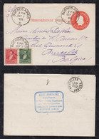 Argentina 1899 Uprated Stationery Lettercard Memorandum To BRUXELLS Belgium From Stamp Magazine - Storia Postale
