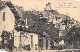 Montbrun           46           Station Du Chemin De Fer Et Ruines Du Château    (petit Pli Voir Scan) - Sonstige & Ohne Zuordnung