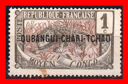 AFRICA ECUATORIAL  ( FRANCIA COLONIAS ) CONGO MEDIO AÑO 1915 CON LA  SOBRECARGA OUBANGUI-CHARI-TCHAD - Ungebraucht