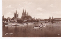 Köln A. Rhein Blick Zu Dom, Ferry - Koeln