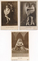 ** 5 Db RÉGI Külföldi Színésznő Motívum Képeslap, Kabaré Táncosok / 5 Pre-1945 Motive Postcards: Actresses, Cabaret Danc - Unclassified