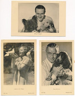 ** 5 Db RÉGI Motívum Képeslap: Színészek / 5 Pre-1945 Motive Postcards: Actors - Unclassified