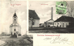 T2 1911 Balassagyarmat, Villanytelep, Ágostai Evangélikus Templom. TCV Card - Unclassified