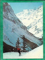 Pralognan-La-Vanoise (73) Départ Piste Bleue 2scans Flamme 02-04-1970 Carte Animée Skieurs - Pralognan-la-Vanoise