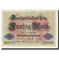 Billet, Allemagne, 50 Mark, 1914, 1914-08-05, KM:49a, TTB - 50 Mark