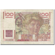France, 100 Francs, Jeune Paysan, 1947, 1947-01-09, TB, Fayette:28.13, KM:128a - 100 F 1945-1954 ''Jeune Paysan''