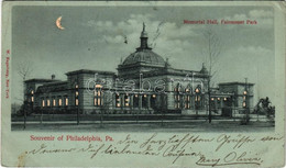 T3 1901 Philadelphia (Pennsylvania), Memorial Hall, Fairmount Park. W. Hagelberg (EB) - Unclassified
