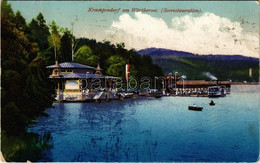 T2/T3 1917 Krumpendorf Am Wörthersee (Kärnten), Seerestauration / Restaurant, Boats (EK) - Unclassified