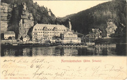 T2/T3 1902 Hrensko, Herrnskretschen; SS Tetschen / Steamship (EK) - Unclassified