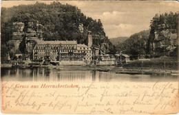 T2/T3 1902 Hrensko, Herrnskretschen; General View (EK) - Unclassified