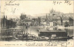 T2/T3 1905 Praha, Prag; Port, Barge (EK) - Unclassified