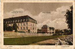* T3 Laon, Kriegslazarette, Ecole Normale, Lyceum Lycée, Infanterie Kaserne St. Vincent / Military Barracks (fl) - Unclassified