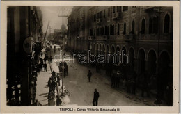 ** T2 Tripoli, Corso Vittorio Emanuele III / Street View, Bicycle, Shops. Fot. La Commare - Non Classificati