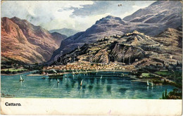 T2/T3 1908 Kotor, Cattaro; General View. Serie 761. Mittelmeer No. 22. S: Perlberg (EK) - Unclassified