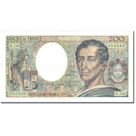 France, 200 Francs, Montesquieu, 1992, Undated (1992), TTB+, Fayette:70.12c - 200 F 1981-1994 ''Montesquieu''