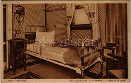 ** T2/T3 Lloyd Triestino, SS "Helouan" E Vienna", Cabina Di 1a Classe / Italian Passenger Liner Steamship, 1st Class Cab - Unclassified