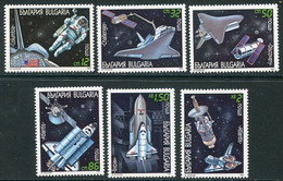 BULGARIA 1991 Space Shuttles MNH / **.  Michel 3911-16 - Nuevos