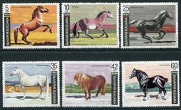 BULGARIA 1991  Horses MNH / **.  Michel 3903-08 - Ungebraucht