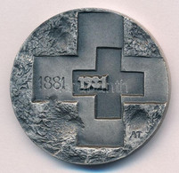 Asszonyi Tamás (1942-) 1981. "1881-1981 / 100 éves A Magyar Vöröskereszt" Ezüstözött Fém Emlékplakett (40mm) T:1- - Zonder Classificatie