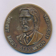 DN "Robert Louis Stevenson" Br Emlékérem Tokban (39mm) T:2 - Non Classificati