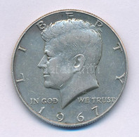 Amerikai Egyesült Államok 1967. 1/2$ Ag "Kennedy" T:2-USA 1967. 1/2 Dollar Ag "Kennedy" C:VF  Krause KM#202a - Unclassified