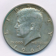 Amerikai Egyesült Államok 1967. 1/2$ Ag "Kennedy" T:2 Patina  USA 1967. 1/2 Dollar Ag "Kennedy" C:XF Patina  Krause KM#2 - Unclassified