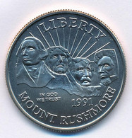 Amerikai Egyesült Államok 1991D 1/2$ Cu-Ni "Rushmore-hegy" T:1  USA 1991D 1/2 Dollar Cu-Ni "Mount Rushmore" C:UNC Krause - Unclassified