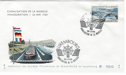 Luxembourg 1964 Moselle Canalisation ¦ ... ¦ Mosel Kanalisierung - Altri & Non Classificati