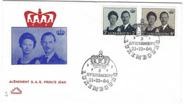 Luxembourg 1964 Jean Avènement ¦ Accession ¦ Thronbesteigung - Altri & Non Classificati