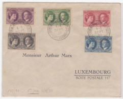 N° 187-91 (Exposition) , 1er Jour De Circulation, Sur LSC Vers Luxembourg (enveloppe Non-normalisée : 156 X 125 Mm !) - Lettres & Documents