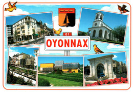 5826 Carte Postale OYONNAX Multi Vues  (blason, Oiseaux)       (scan Recto-verso) 01  Ain - Oyonnax