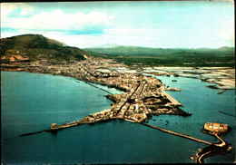 29872) ITALIA-CARTOLINA DI TRAPANI-VISTA DALL'AEREO-PANORAMA*-VIAGGIATA - Trapani