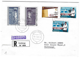 Luxembourg 1980 Code Postal Police Art Nouveau ¦ ... ¦ Postleitzahl Polizei Jugendstil - Altri & Non Classificati