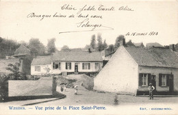 WASMES - Vue Prise De La Place Saint-Pierre - Carte Circulé 1903 - Colfontaine