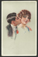 USABAL Glamour Couple Woman Man - Postcard (see Sales Conditions) 03450 - Usabal