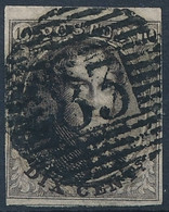 [O TB] N° 3, 10c Brun. TB Margé Et Obl Concours 'P83' Mons. Superbe - Cote: 115€ - 1849-1850 Medallions (3/5)