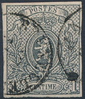 [O SUP] N° 22, 1c Gris. Bien Margé Et Très Frais - Cote: 170€ - 1866-1867 Coat Of Arms