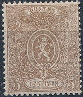 [* SUP] N° 25Ab, 5c Brun-roux, Infime Trace - Superbe - Cote: 285€ - 1866-1867 Coat Of Arms