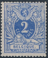 [** SUP] N° 27, 2c Bleu - Fraîcheur Postale - Cote: 100€ - 1869-1883 Leopold II