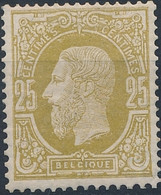 [* SUP] N° 32, 25c Bistre-olive - Légère Trace Et Bon Centrage - Cote: 230€ - 1869-1883 Leopold II