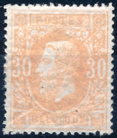 [** SUP] N° 33, 30c Ambre, Centrage Parfait - Fraîcheur Postale. LUXE - Cote: 625€ - 1869-1883 Leopold II