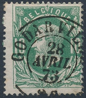 [O SUP] N° 30, TB Obl Centrale DC 'Godarville', Coba +15 € - 1869-1883 Leopold II