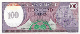 SURINAM 1985 100 Gulden - P128b  Neuf UNC - Suriname