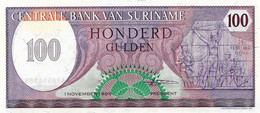 SURINAM 1985 100 Gulden - P128b  Neuf UNC - Surinam