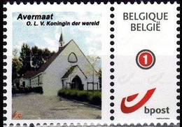 DUOSTAMP** / MY STAMP** - AVERMAAT - Notre-Dame - O.L.Vrouw - Reine Du Monde / Koningin Der Wereld - Neufs